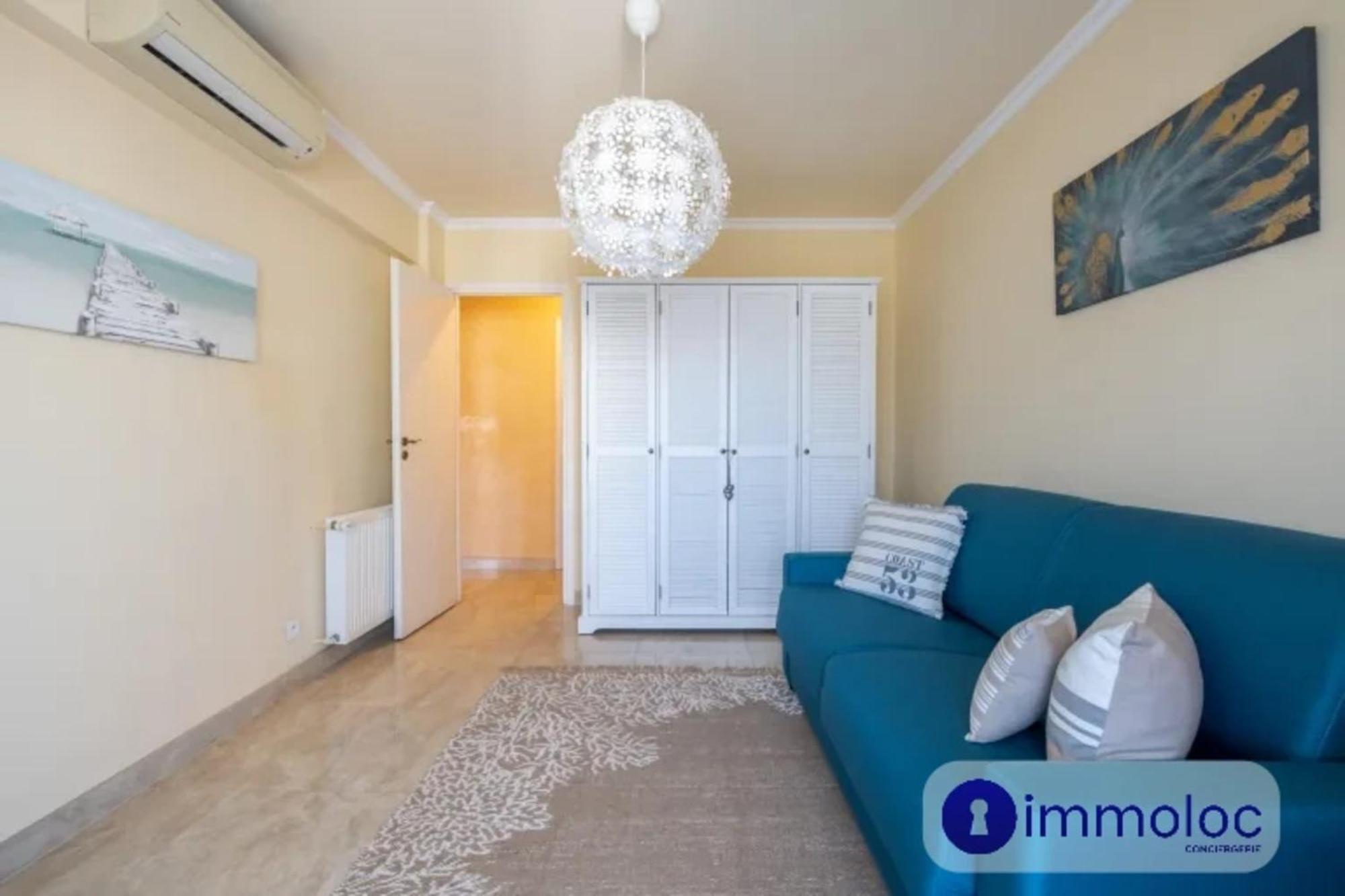 Air-Conditioned Apartment With Terrace Sea View Ніцца Екстер'єр фото