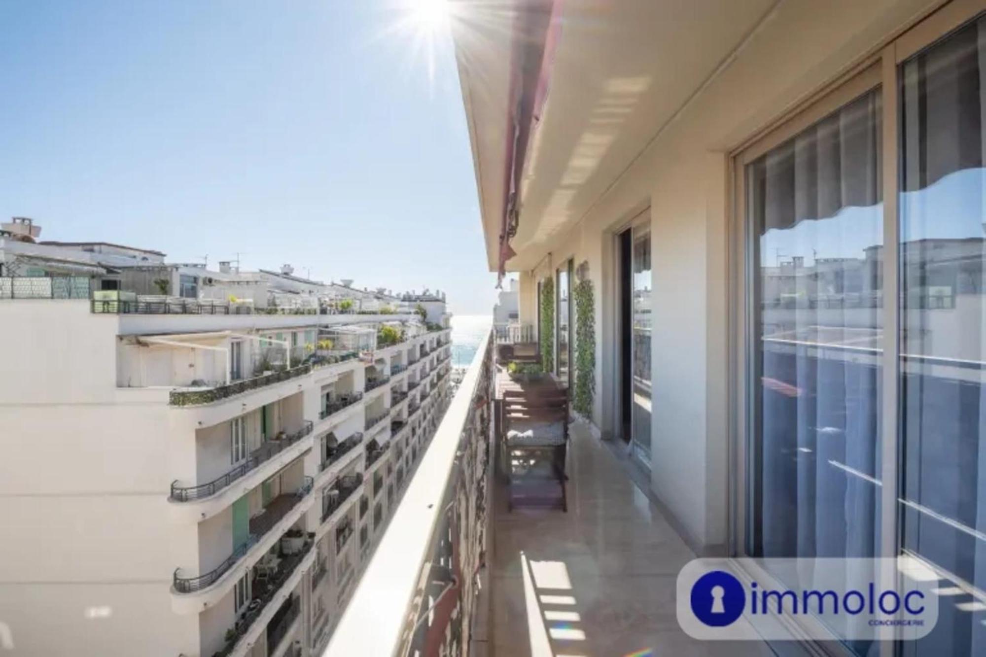 Air-Conditioned Apartment With Terrace Sea View Ніцца Екстер'єр фото
