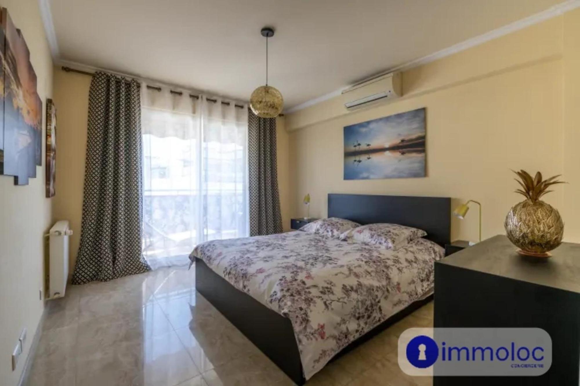 Air-Conditioned Apartment With Terrace Sea View Ніцца Екстер'єр фото